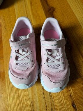 Under Armour Girls' Light Pink Mesh Sneakers